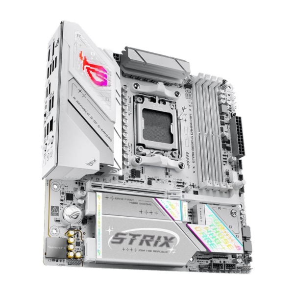 MB ASUS ROG Strix B850-G Gaming WIFI /AM5/4xDDR5/M.2/W7+BT5.4/HDMI/DP/mATX/White