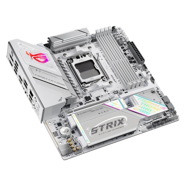 MB ASUS ROG Strix B850-G Gaming WIFI /AM5/4xDDR5/M.2/W7+BT5.4/HDMI/DP/mATX/White