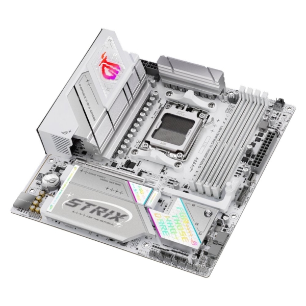 MB ASUS ROG Strix B850-G Gaming WIFI /AM5/4xDDR5/M.2/W7+BT5.4/HDMI/DP/mATX/White