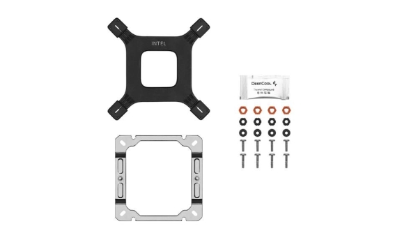 DEEPCOOL CPU Chladič AG400 WH ARGB V2, 1x120mm, LGA1851, AM5, bílá