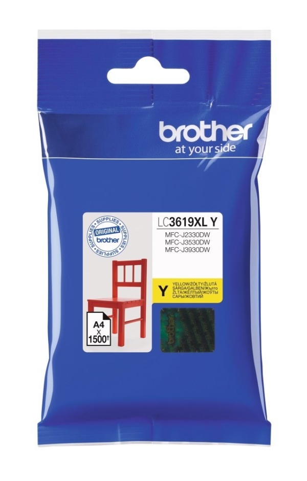 Náplň Brother LC-3619XLY žlutá