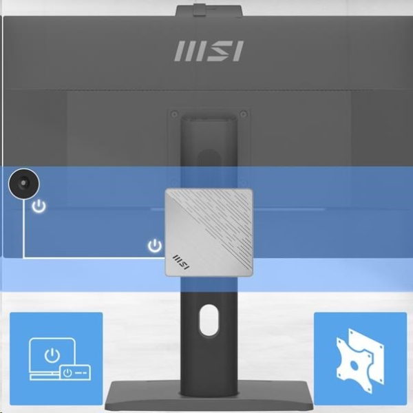 MSI PC Cubi 5 1M-485BEU, Core 3 100U, 8GB, N/A, N/A, No OS, White
