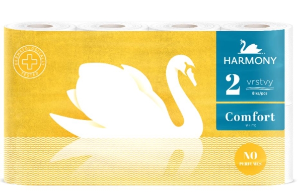 HARMONY Comfort 8, 2 - vrstvý, bílý