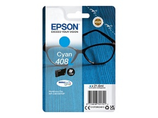 Náplň Epson 408L, C13T09K24010 azurová