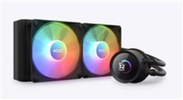 NZXT vodní chladič Kraken 280 RGB / 2x140mm fan / 4-pin PWM / LCD disp. / 6 let