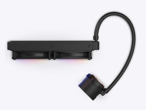 NZXT vodní chladič Kraken 280 RGB / 2x140mm fan / 4-pin PWM / LCD disp. / 6 let