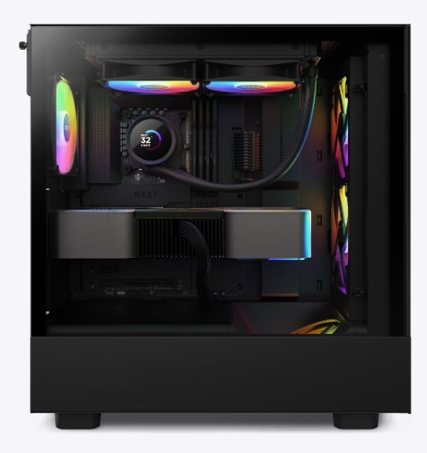 NZXT vodní chladič Kraken 280 RGB / 2x140mm fan / 4-pin PWM / LCD disp. / 6 let