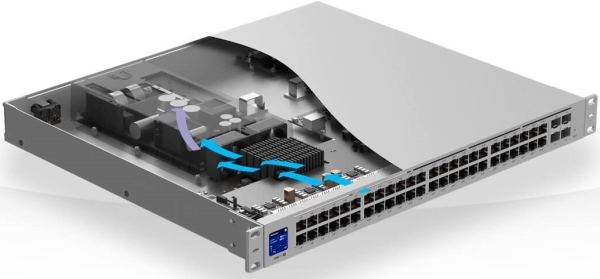 UBNT UniFi Switch USW-Pro-24-POE Gen2 [24xGigabit, 400W PoE+ 802.3at/af/bt, 2xSFP+, 88Gbps]
