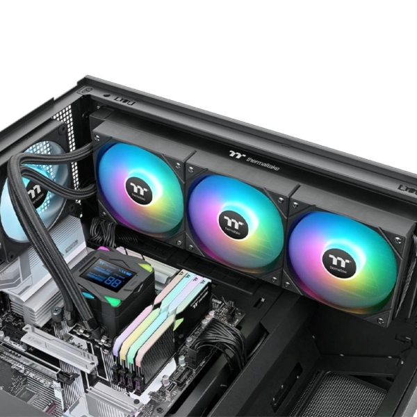 THERMAL TAKE Vodní chladič LA360-S ARGB, 3x120mm ARGB, LGA1851, AM5, černá