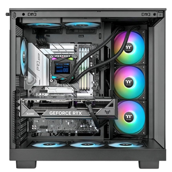 THERMAL TAKE Vodní chladič LA360-S ARGB, 3x120mm ARGB, LGA1851, AM5, černá