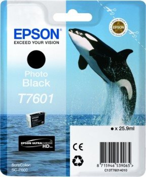 Náplň Epson C13T76014010 foto černá blistr