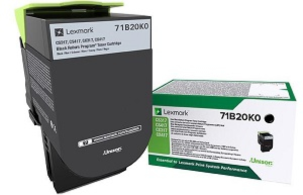 Toner Lexmark 71B20K0 černý