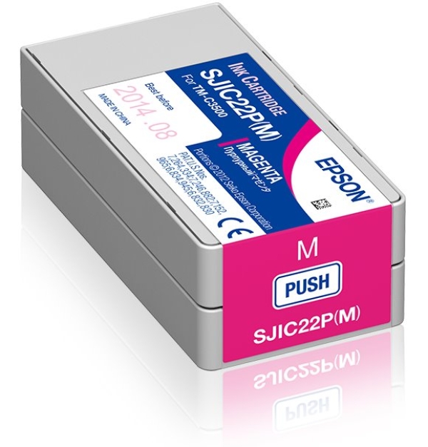 Náplň Epson SJIC22P(M), C33S020603 purpurová