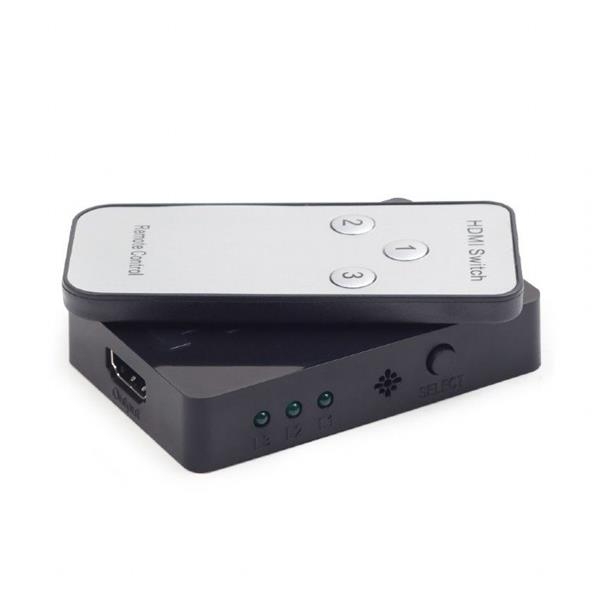 Gembird switch HDMI, 3 x port out / 1 x port in