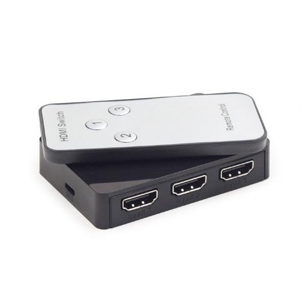 Gembird switch HDMI, 3 x port out / 1 x port in