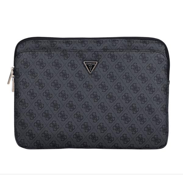 Guess PU 4G Triangle Logo Obal pro Notebook 14'' Black