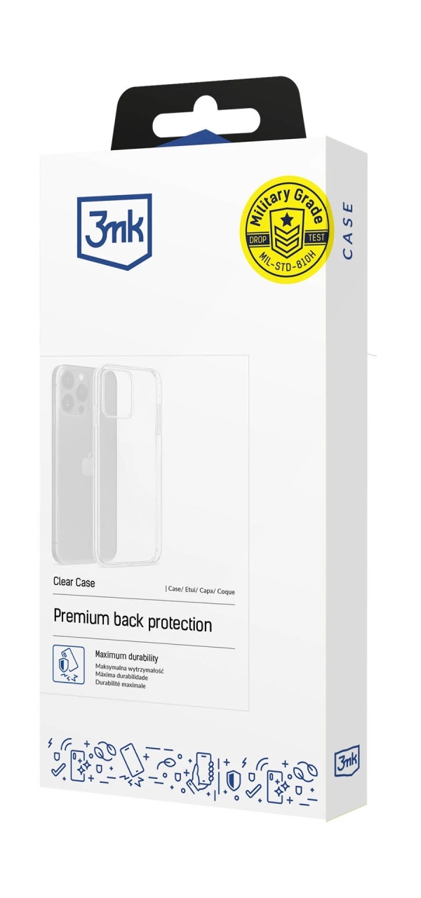 3mk ochranný kryt Clear Case pro Motorola Moto G57