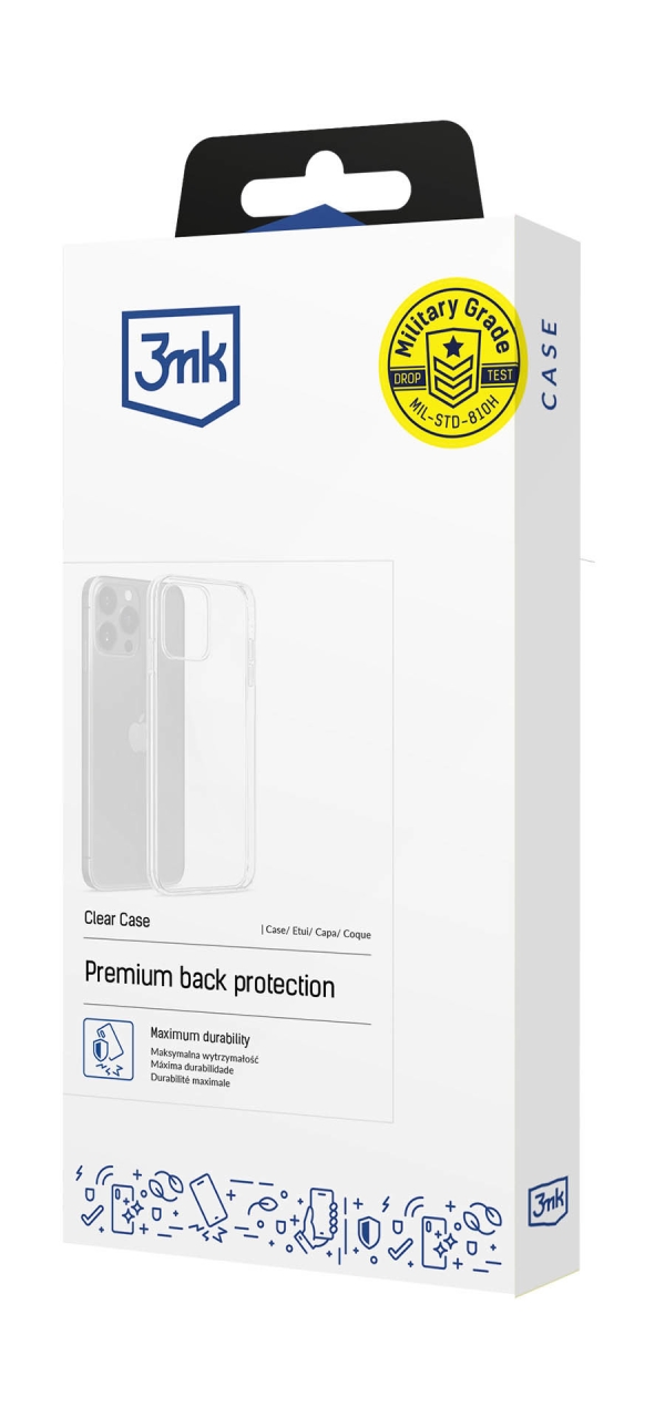 3mk ochranný kryt Clear Case pro Motorola Moto G57
