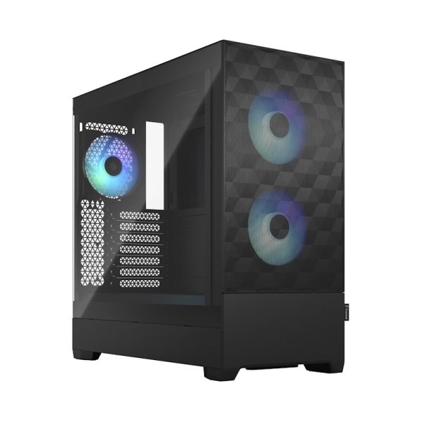 FRACTAL DESIGN skříň Pop Air RGB Black TG Clear Tint, 2x USB 3.0, bez zdroje, ATX