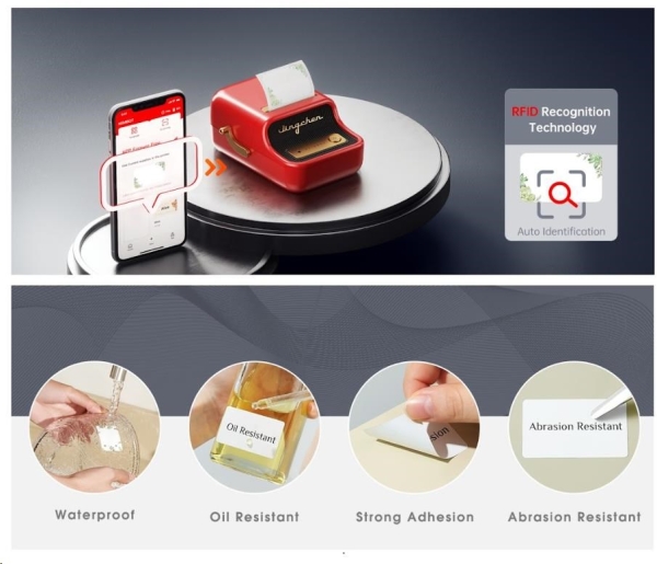 Niimbot Tiskárna štítků B21 Smart, červená + role štítků