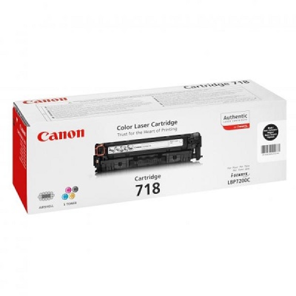 Toner CANON CRG-718 černý (3 400 stran)