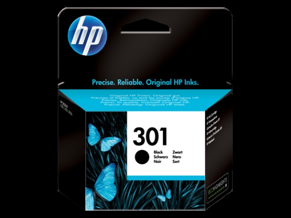 HP 301 (CH561EE), černá originální náplň do tiskárny HP