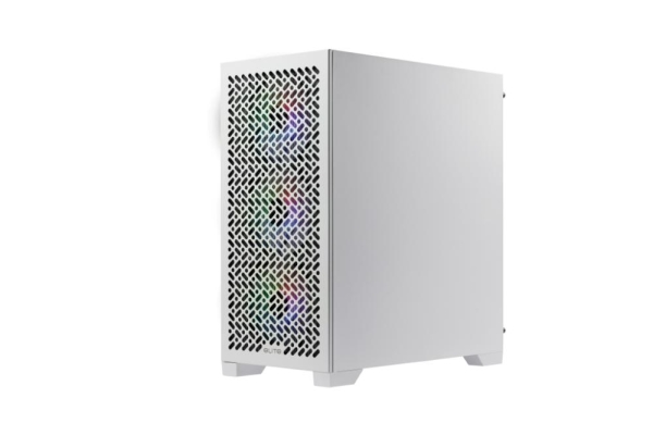 Cooler Master case Elite 302 White, Průhledná bočnice, mATX, 3x 120mm ARGB Fan, bílá