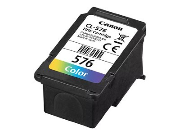 Canon CL-576 - 6.2 ml - barva (azurová, purpurová, žlutá) - originální - inkoustová cartridge - pro PIXMA MG3550