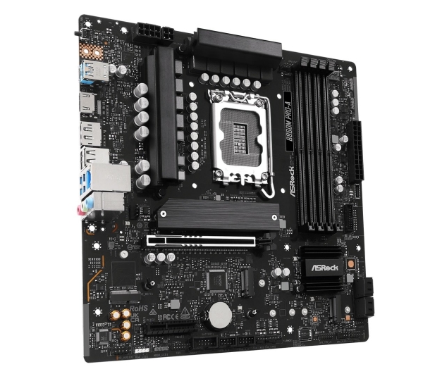 ASRock MB Sc LGA1851 B860M Pro-A, Intel B860, 4xDDR5, 1xDP, 1xHDMI, mATX