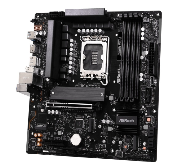 ASRock MB Sc LGA1851 B860M Pro-A, Intel B860, 4xDDR5, 1xDP, 1xHDMI, mATX