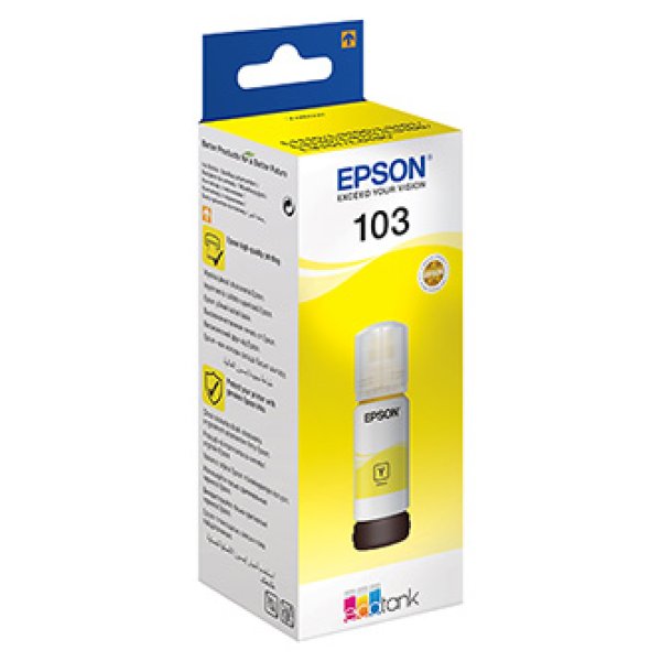 Náplň Epson 103, C13T00S44A žlutá