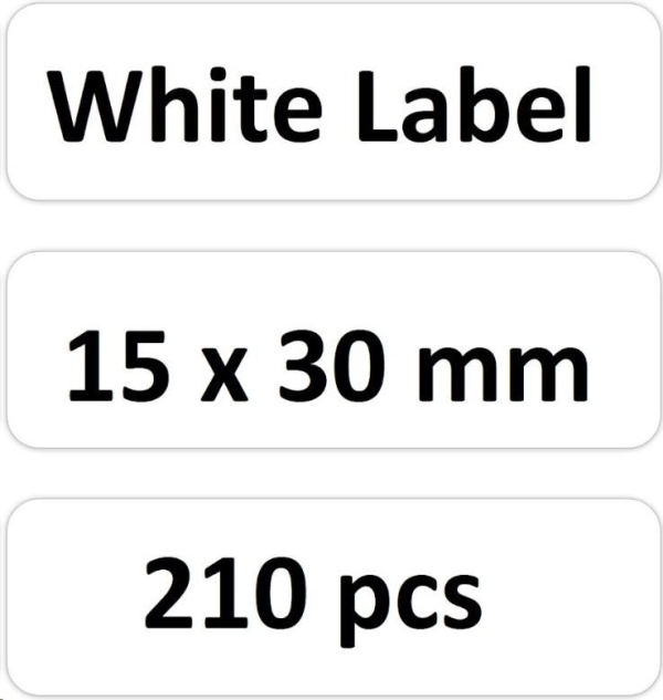 Niimbot štítky RP 15x30mm 195ks White pro D11 a D110