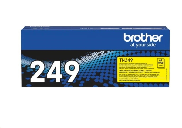 Brother - TN249Y yellow toner (až 4000 stran)