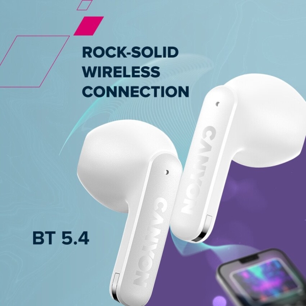 CANYON TWS headset OnGo 13 White