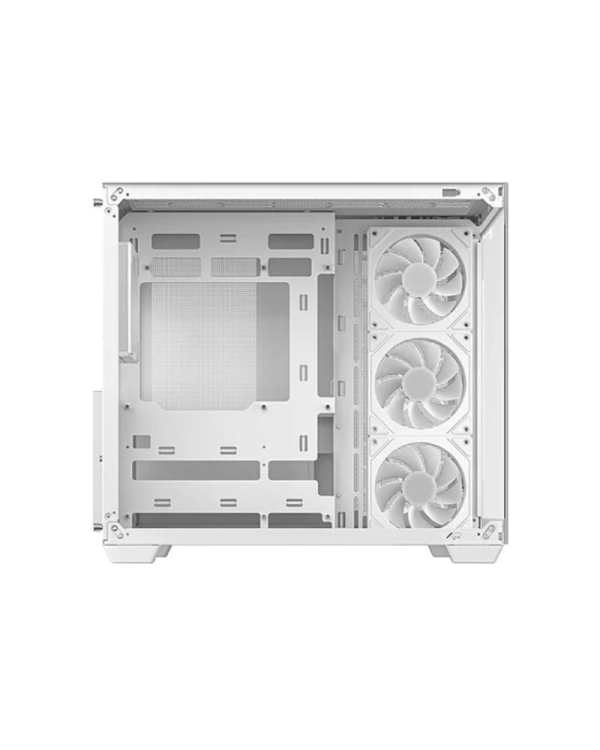 DEEPCOOL Case CG530 4F WH, ATX, Průhledná bočnice, 4x 120mm ARGB, bílá
