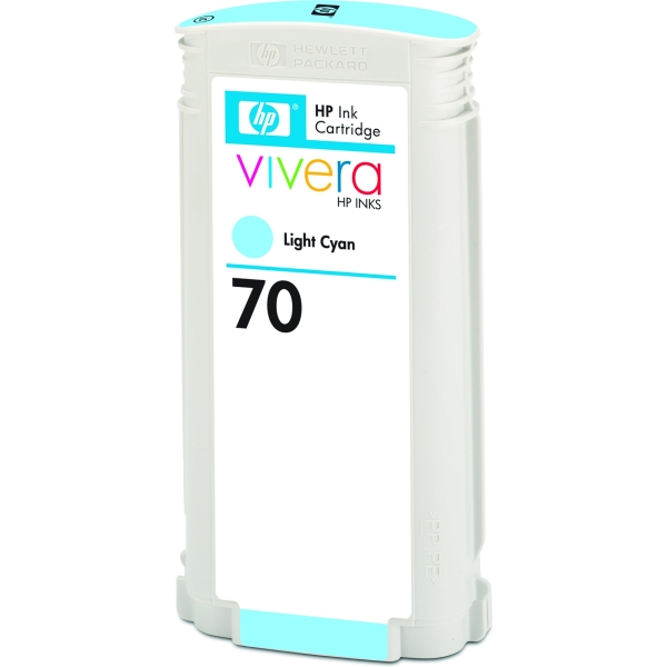 Náplň HP č.70, C9390A světle azurová 