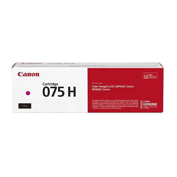 Toner Canon 075H, 6367C002 purpurový (2 500 stran)