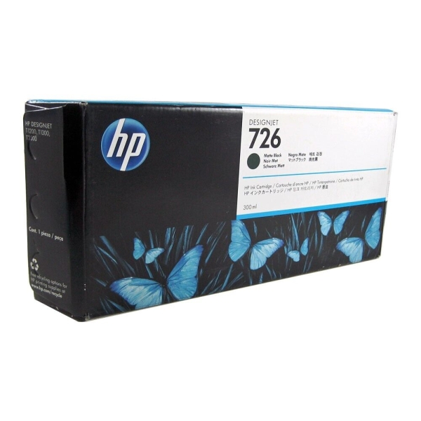 Náplň HP č.726, CH575A matná černá 