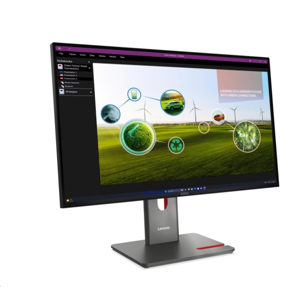 LENOVO LCD ThinkVision P27q-40- 27",IPS,mat,16:9,2560x1440,178/178,4/6ms,350cd/m2,1500:1,CAM,DP,HDMI,PIVOT,VESA,3Y