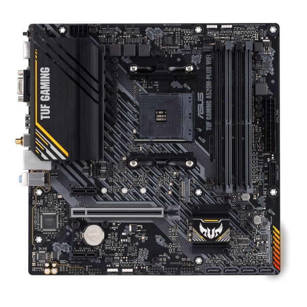 MB ASUS TUF Gaming A520M-PLUS WIFI /AM4/4xDDR4/M.2/WIFI5+BT5.0/HDMI/DP/D-sub/mATX