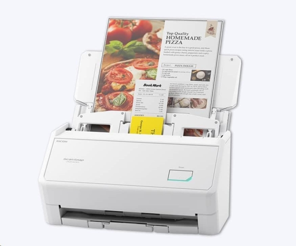 RICOH skener ScanSnap iX2400w A4, color, duples, 45ppm, ADF 100, USB 3.2, Z: 36M, (White)