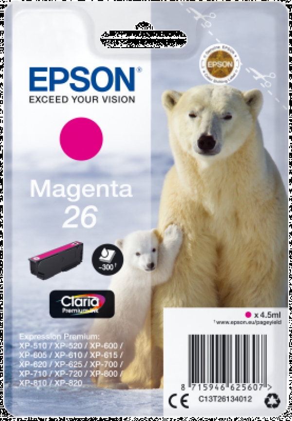 Náplň Epson 26, C13T26134012 purpurová 
