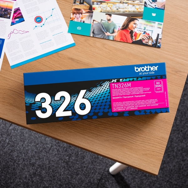 Toner BROTHER TN-326 purpurový (3 500 stran)
