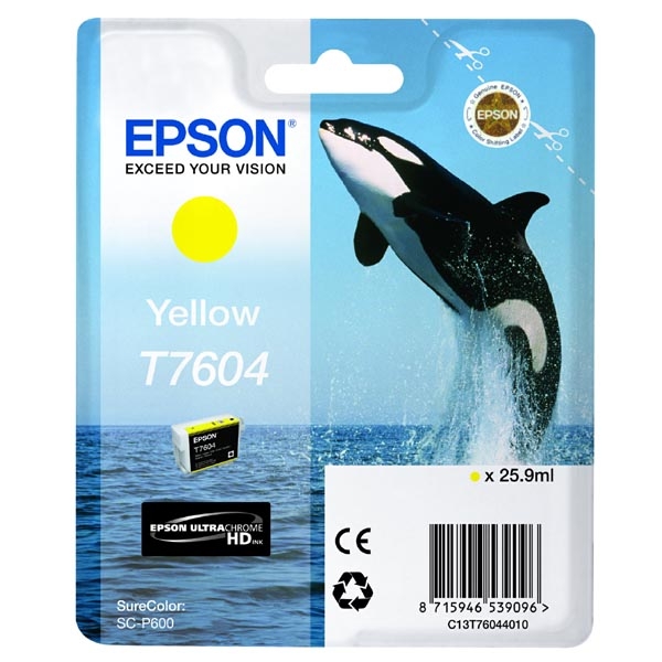 Náplň Epson C13T76044010 žlutá blistr