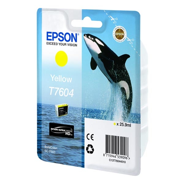 Náplň Epson C13T76044010 žlutá blistr