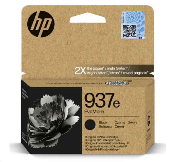 Náplň HP 937e, 4S6W9NE černá (2 500 stran)