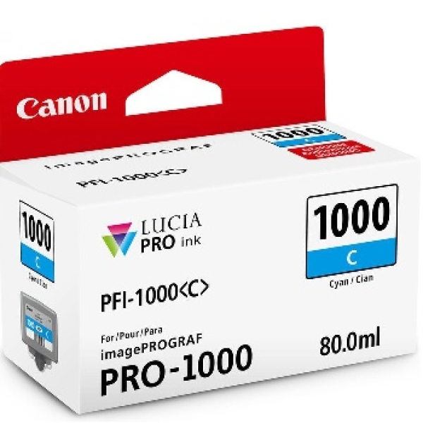 Náplň Canon PFI-1000C azurová