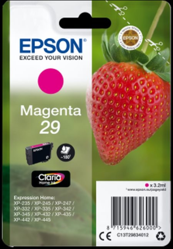 Náplň Epson 29, C13T29834012 purpurová blistr 