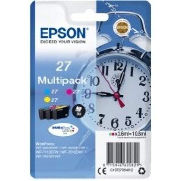 Náplň EPSON C13T27054012, C13T27054022, 27 barevná (3x3,6ml)