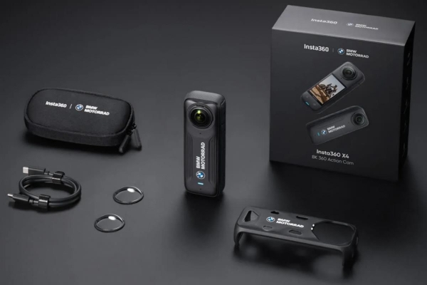 Insta360 X4 BMW limitovaná edice akční kamera, 8K / 30 fps, 4K/ až 100 fps, 6osý gyroskop, 360° záběr, Active HDR